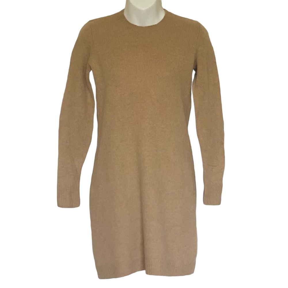 Polo Ralph Lauren Elbow Patch Merino Wool Cashmere Sweater Dress Sz XS